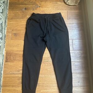 American Eagle Outfitters Black Joggers with Straight Leg Design